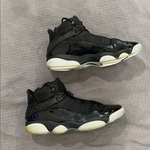 Jordan 6 Rings Black and Ice